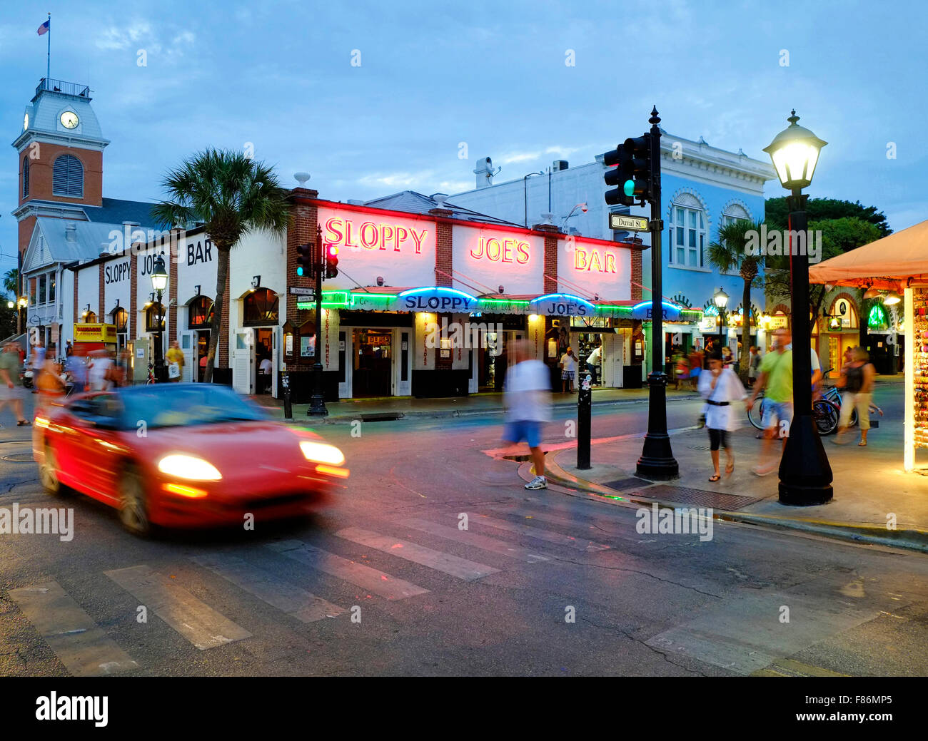 Sloppy Joe`s Bar, Duval Street, Key West, Florida, USA Stock Photo Alamy